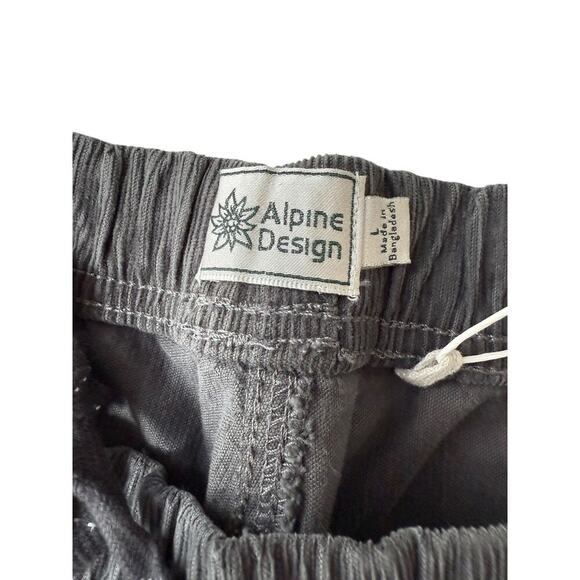 NWT Alpine Design Women's Deep Slate Cord Hike Pant Size L - Picture 6 of 9